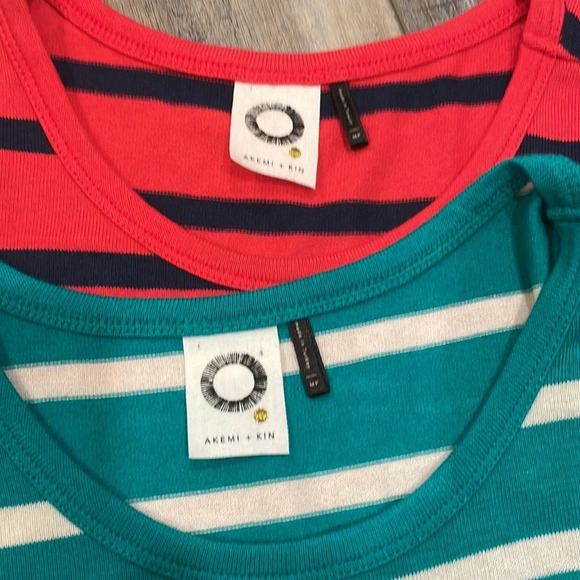 ANTHROPOLOGIE Akemi + Kin Fiza Striped Tank Lot MP - Picture 5 of 6